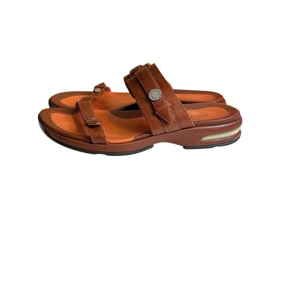 Cole Haan Air Foot Bed Brown Leather Slip On Sandals Women’s Size 6B (D18731) - Picture 7 of 14